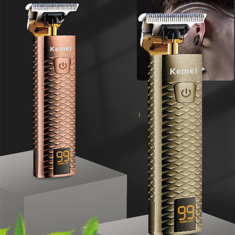 Diamond Mesh Gravure Corps LC affichage numérique tête d'huile haute puissance Clipper cheveux