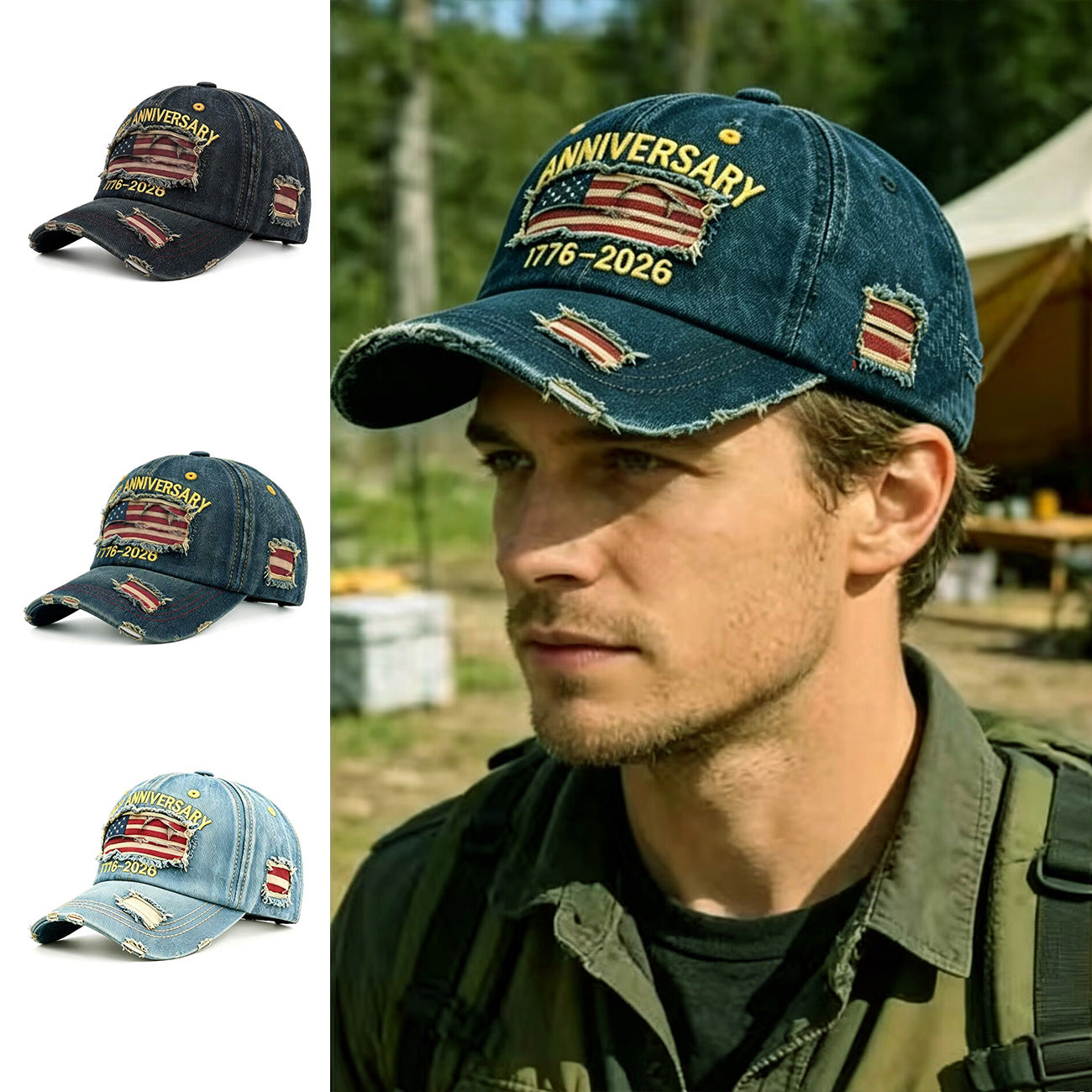 Chapeau de denim protecteur du soleil