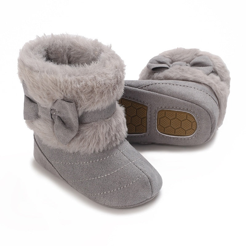 Bébé fille Année Chaussures Soft Sole Chaussures Hiver