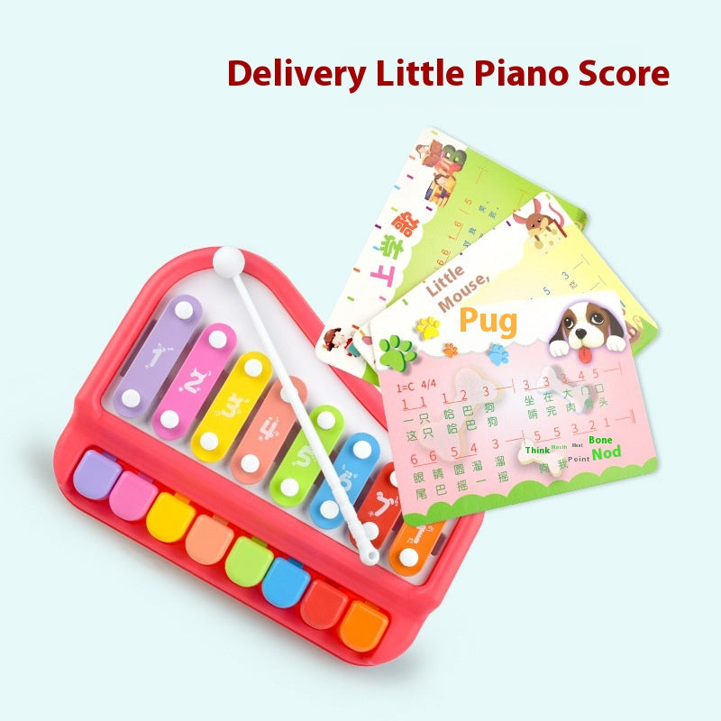 Puzzle pour enfants Instrument de percussion pour piano de huit tons
