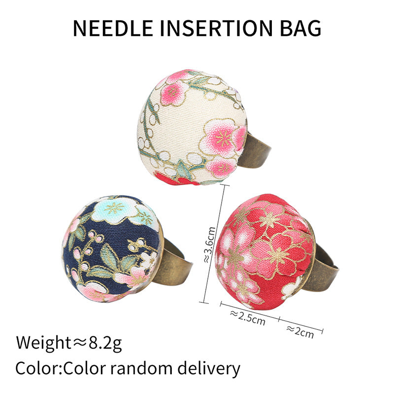 Sac de coussin en tissu à coudre en forme d'anneau