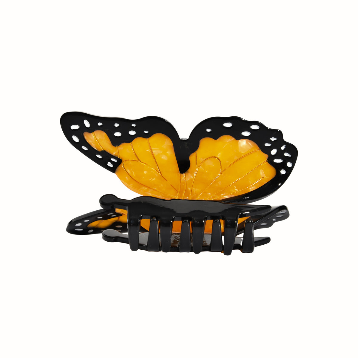 Acétate Butterfly Grip Large Sweet Hair Clip Back Spoon Updo Shark Claw