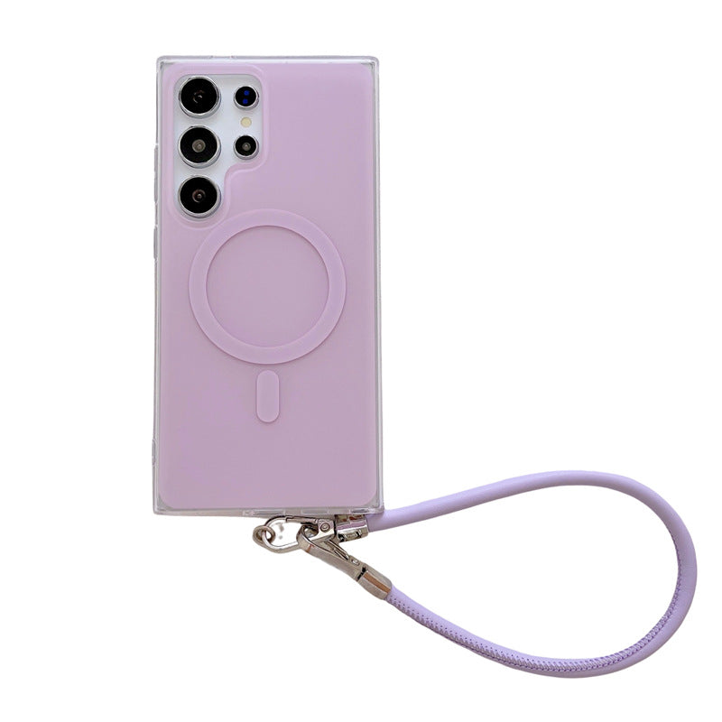Macaron série de couleurs boîtier de téléphone magnétique