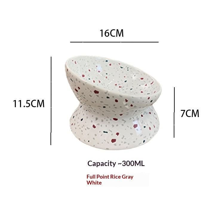 Céramique Chat Bowl Dog Food Dish