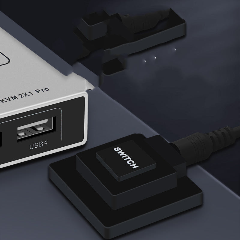 Interrupteur DP2 en 1 sortie 4K60HzDPKVM Convertisseur