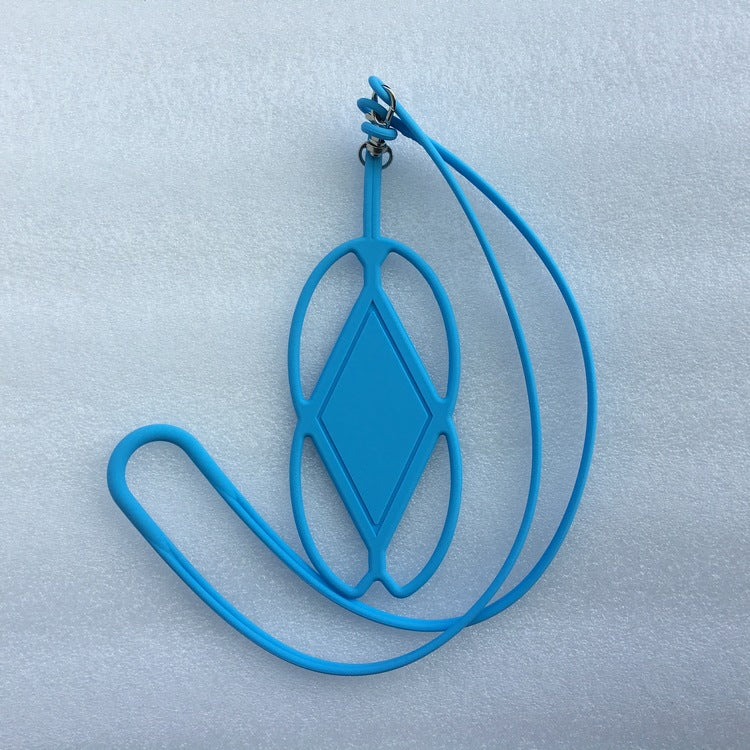 Couverture universelle de téléphone mobile applicable avec boîtier en silicone Lanyard