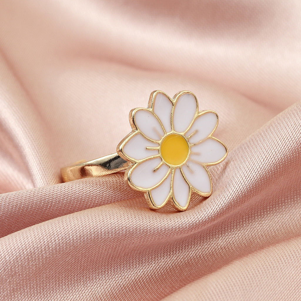 La mode La même douce bague tournante papillon