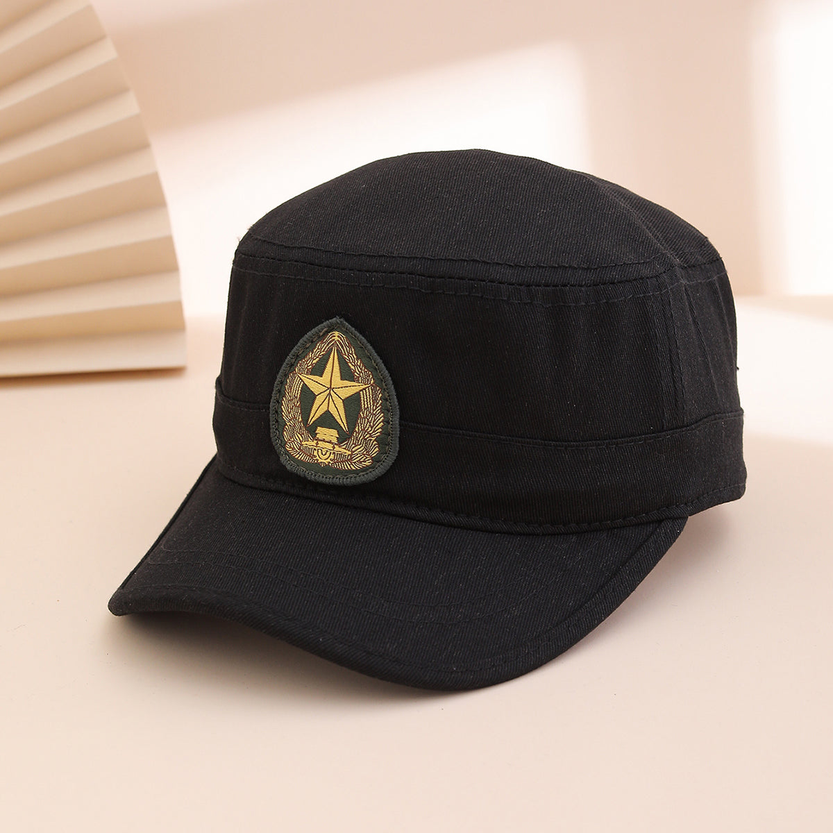 Casquette de baseball plate emblem imprimée par lots de couleur unie