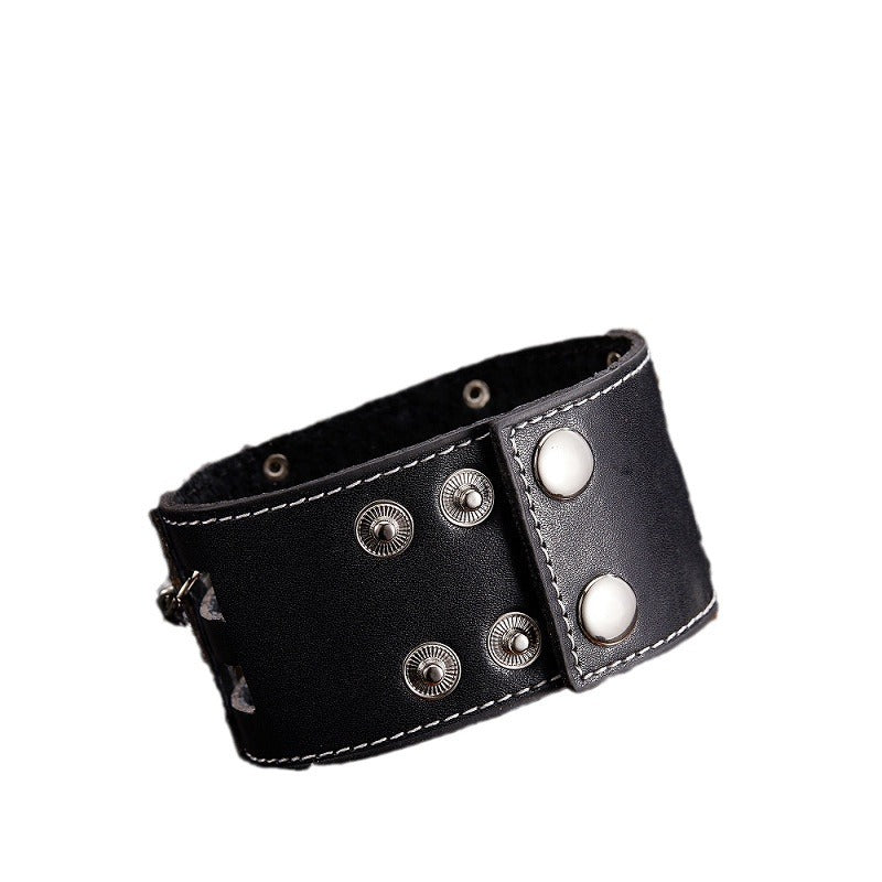Factory Punk Scorpion Ghost Head Bracelet Belt