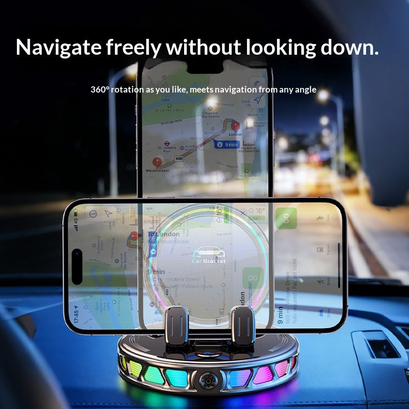 Support de recharge sans fil pour voiture légère Iridescente RGB