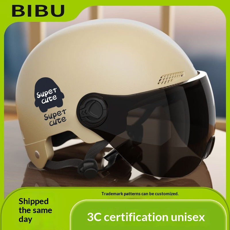 Casque de sécurité Scooter électrique unisexe à quatre saisons