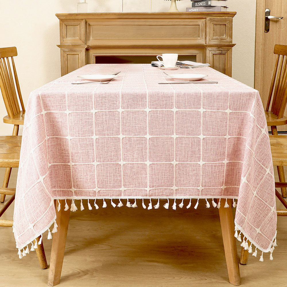 Coton Linge de maison nappe Decor imperméable Couverture de table pour la salle à manger Table quotidienne