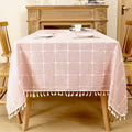Coton Linge de maison nappe Decor imperméable Couverture de table pour la salle à manger Table quotidienne