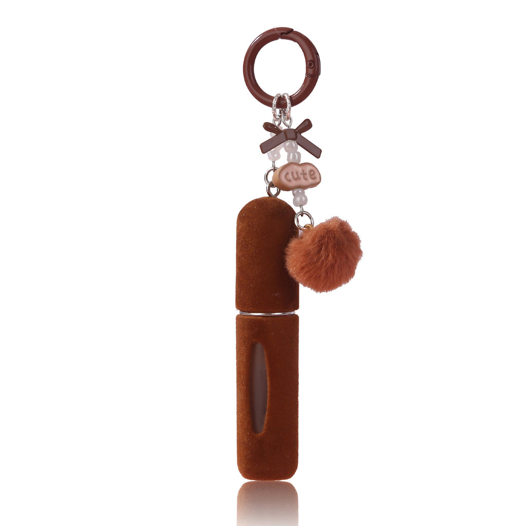 En peluche sac de charme parfum bouteille Girly porte-clés