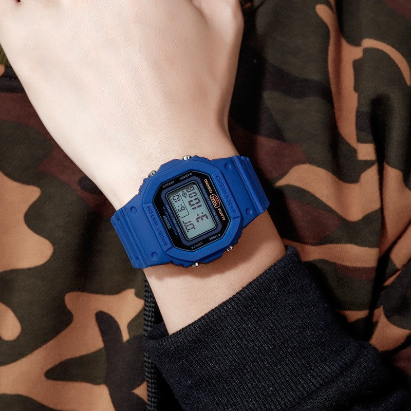 Montre électronique numérique Shockproof en plastique