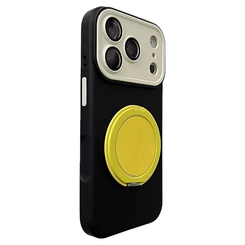 Boîtier de téléphone à boucle ronde en bloc de couleur