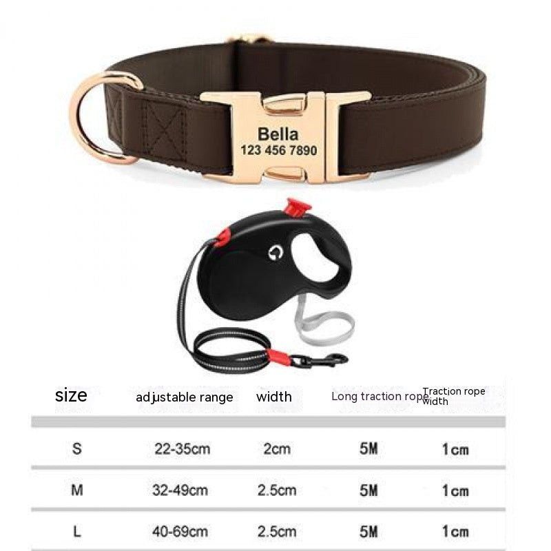 Tag chien collier d'or anti perte