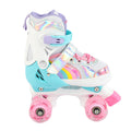 Patins pour enfants Double rang Quatre roues Plein flash