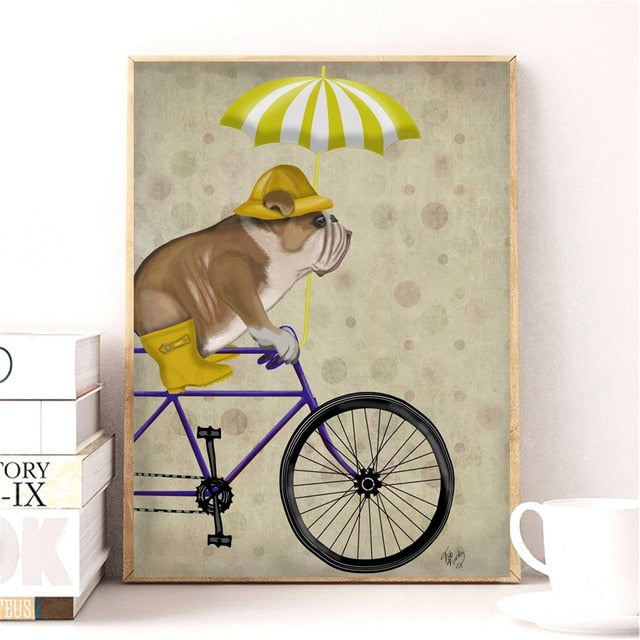 Affiche de peinture de toile imprimée décorative pour le salon