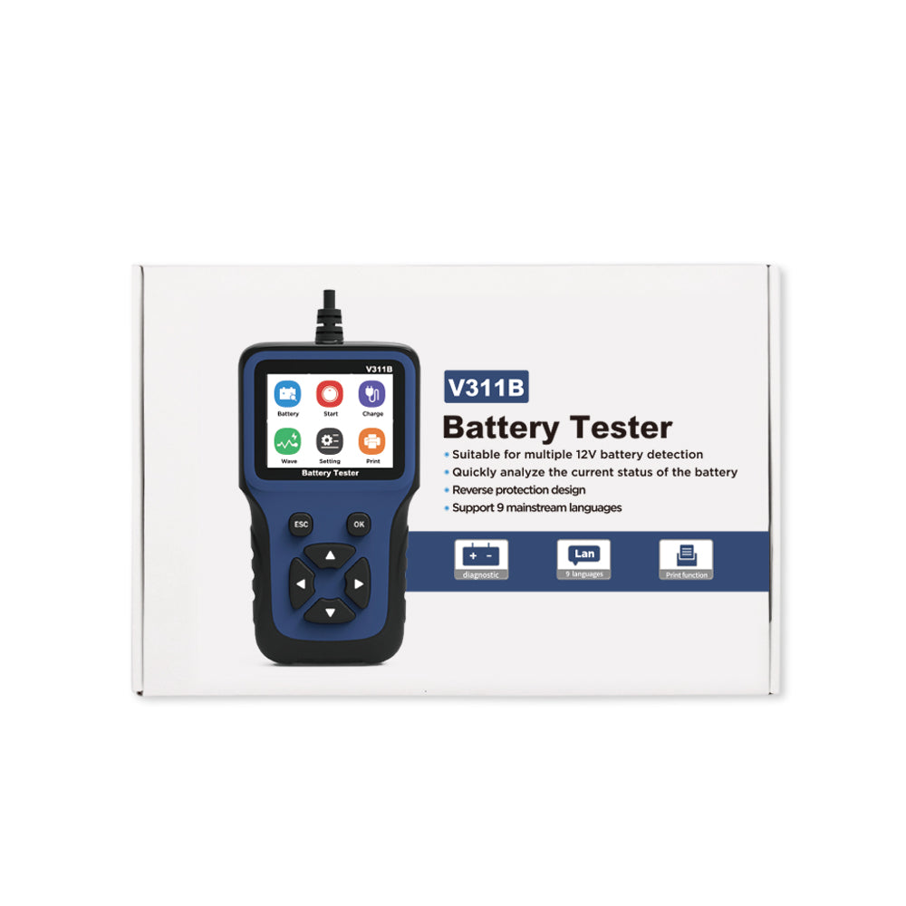 Détection de la tension de la batterie Appareil de diagnostic automobile