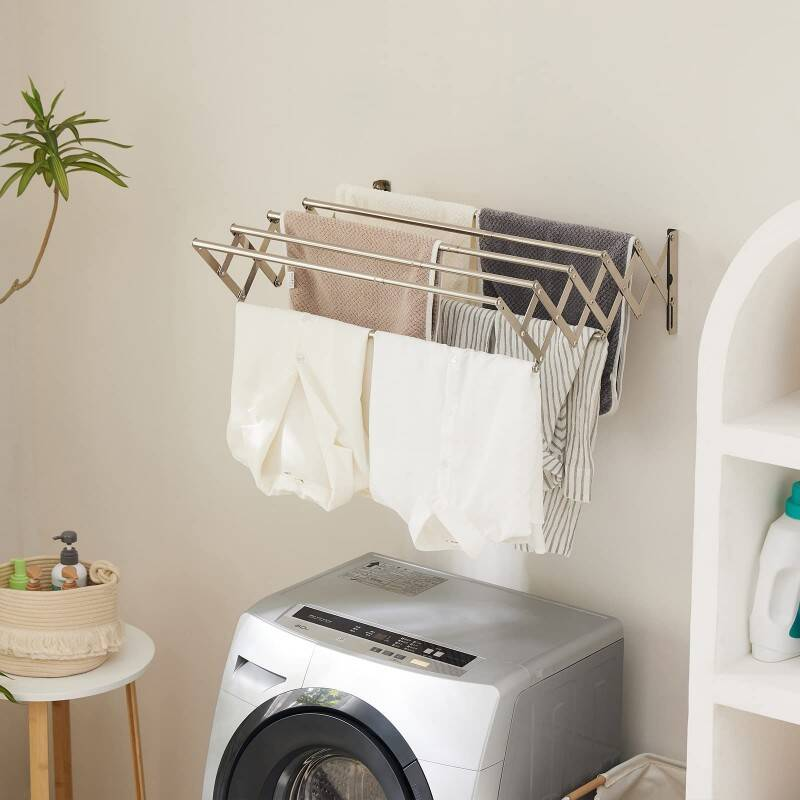 Rack de séchage mural pliable et extensible 42-80cm