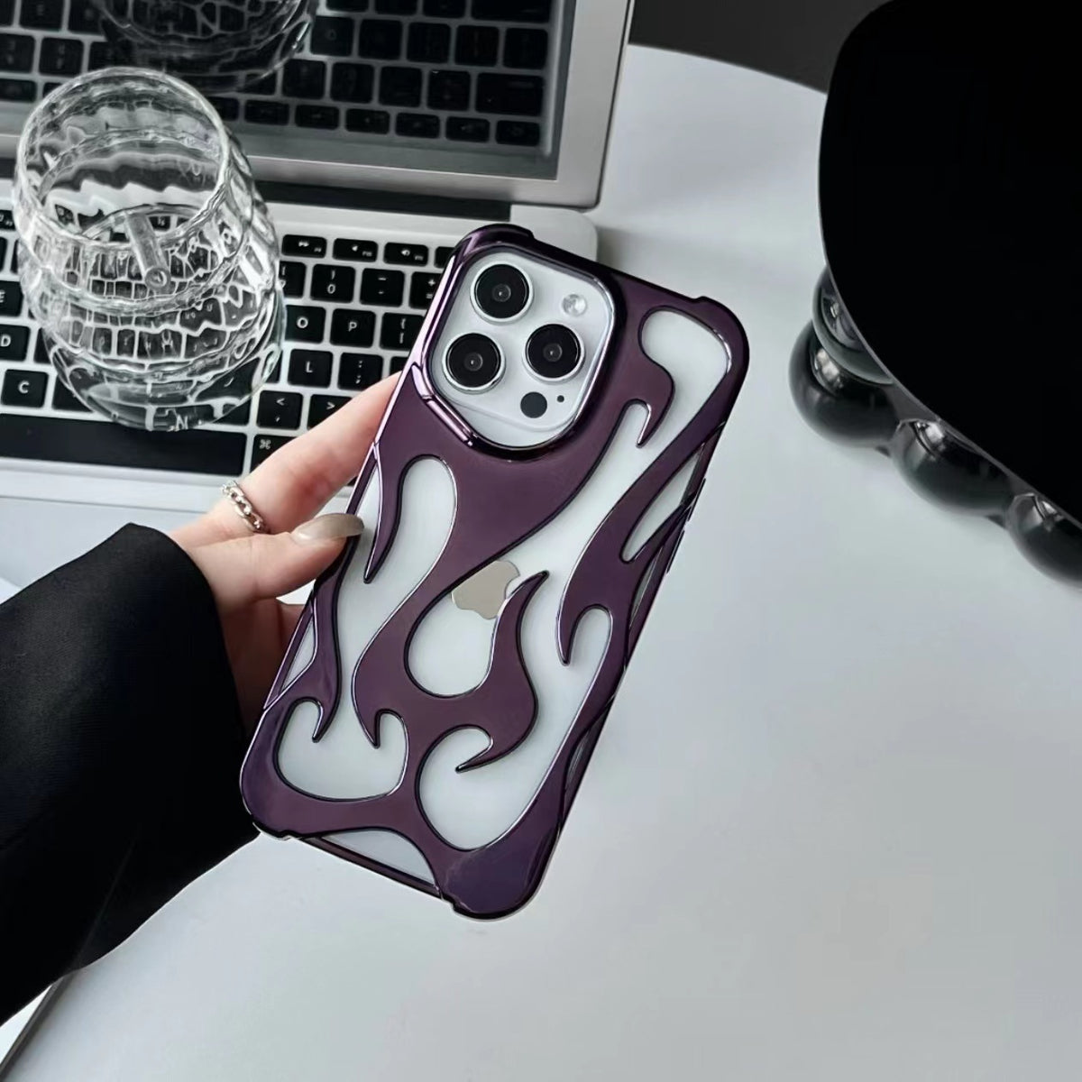 Cas téléphonique de dissipation de chaleur par électroplaquage