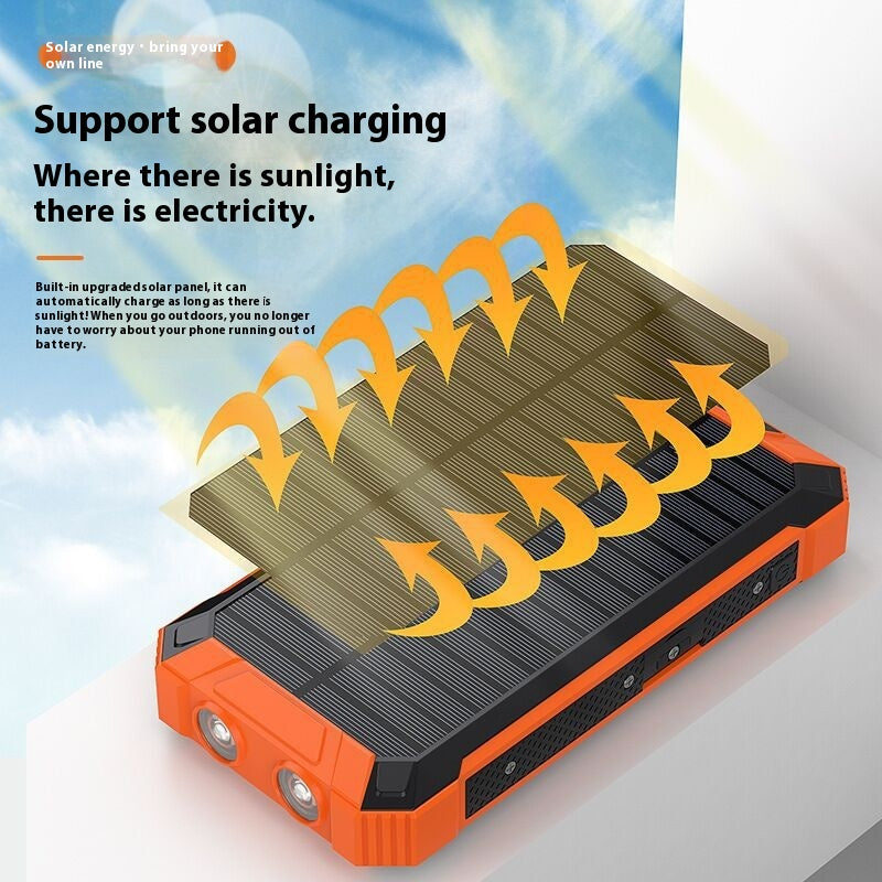 Outdoor Solar Wireless High-Capacity Power Bank