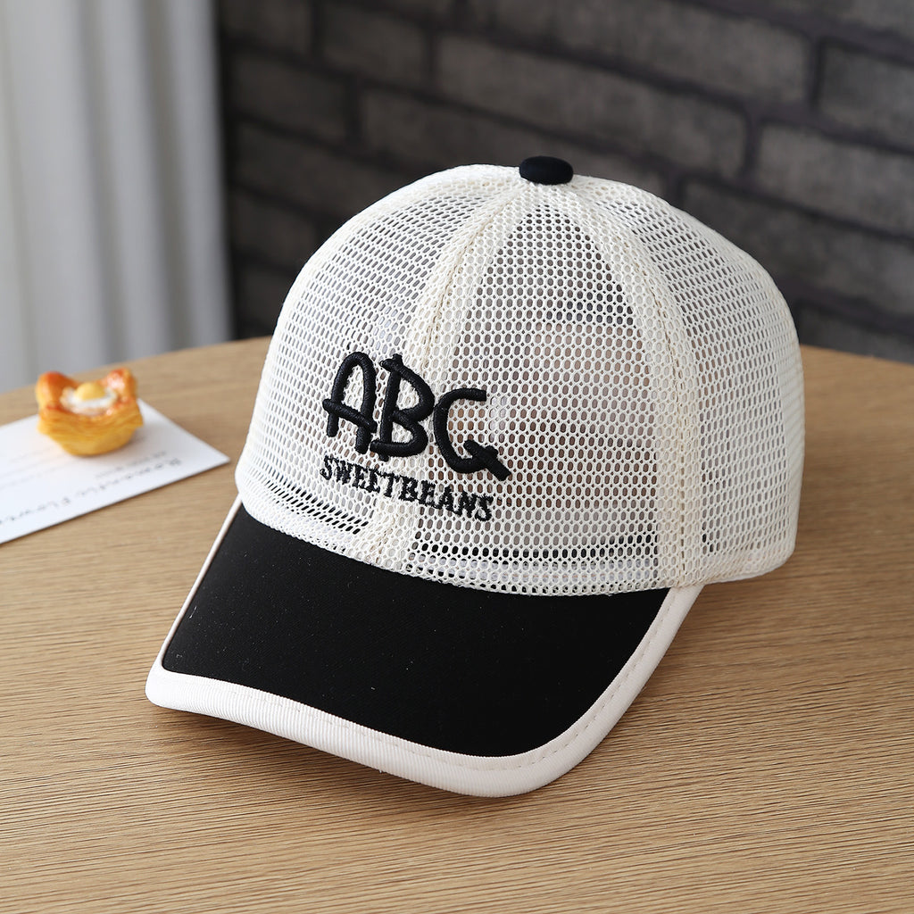 Casquette de baseball brodée pour enfants en tissu respirant ABC