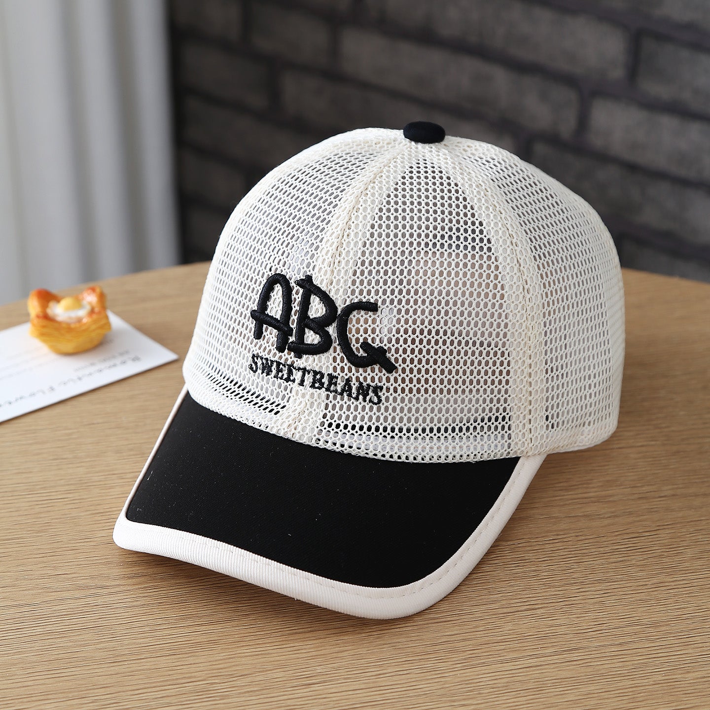 Casquette de baseball brodée pour enfants en tissu respirant ABC