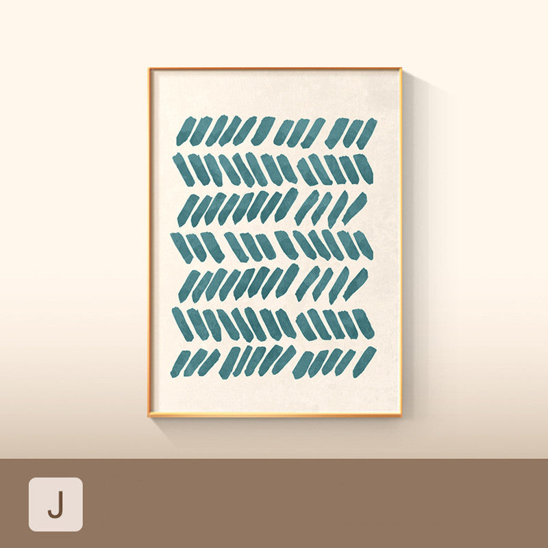 Minimaliste coloré affiche géométrique impression toile peinture