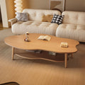 Table à café double de luxe léger Table à canapé pour location d'appartements