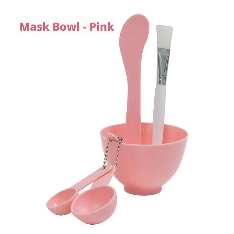Masque frais autocollant-masque bol-pink-six-pièces ensemble-1