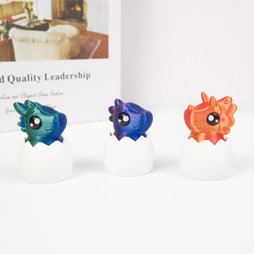 Fidget d'oeuf de dinosaure imprimé 3D 1PC Figure