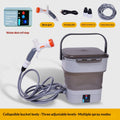 Jardinage Abreuvoir Douche extérieure pour animaux de compagnie Dispositif de chasse électrique pliable