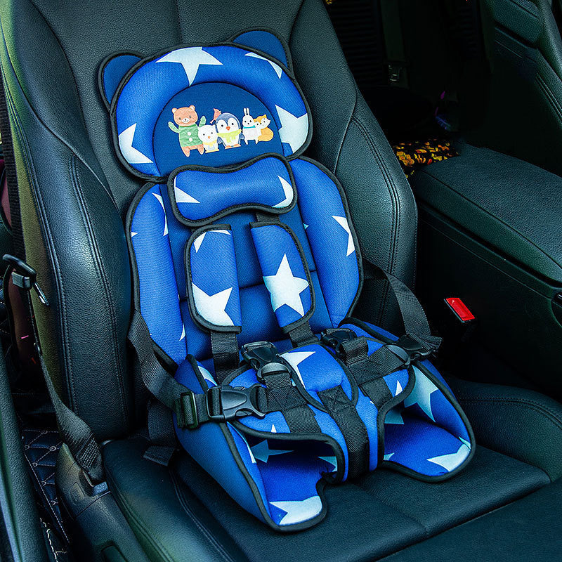 Removable and washable baby car seat