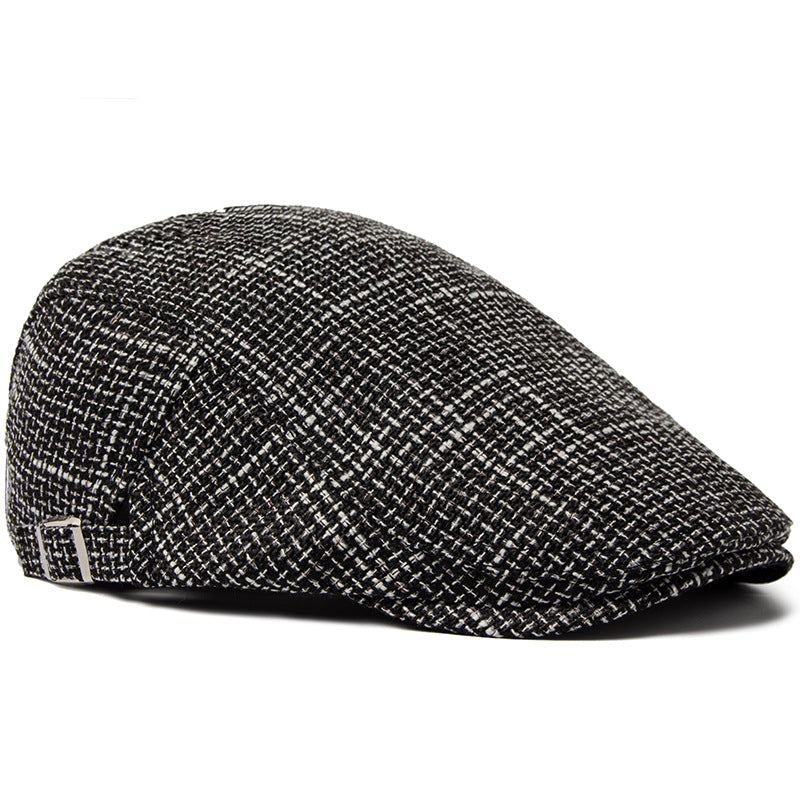 Homme respirant Rétro casual coton et lin Beret