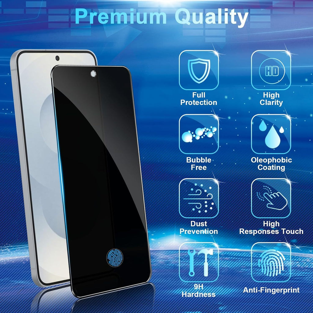 Suitable for S26 tempered glass, supports unlocking and anti-peep features