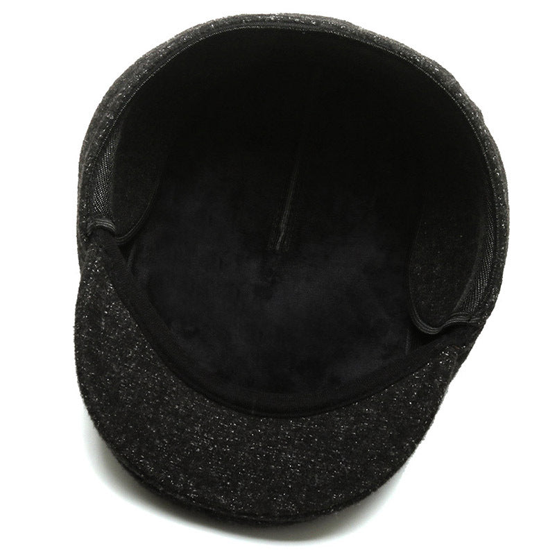 Cyclisme extérieur Beret brim court et chaud Moyen-âge et les hommes âgés Ear Protection Advance H
