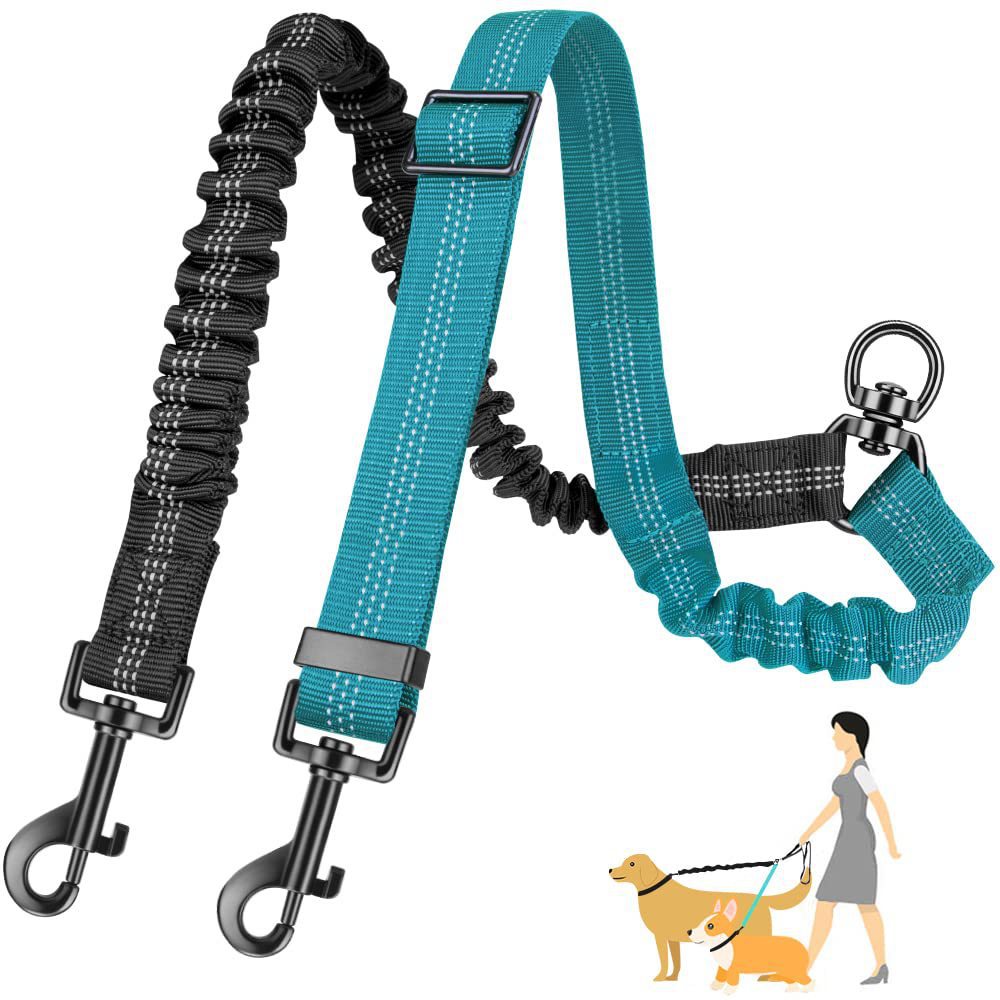 Produit Explosion-Proof Chaîne de chien un à deux de taille moyenne chien mignon traction corde chien Walki