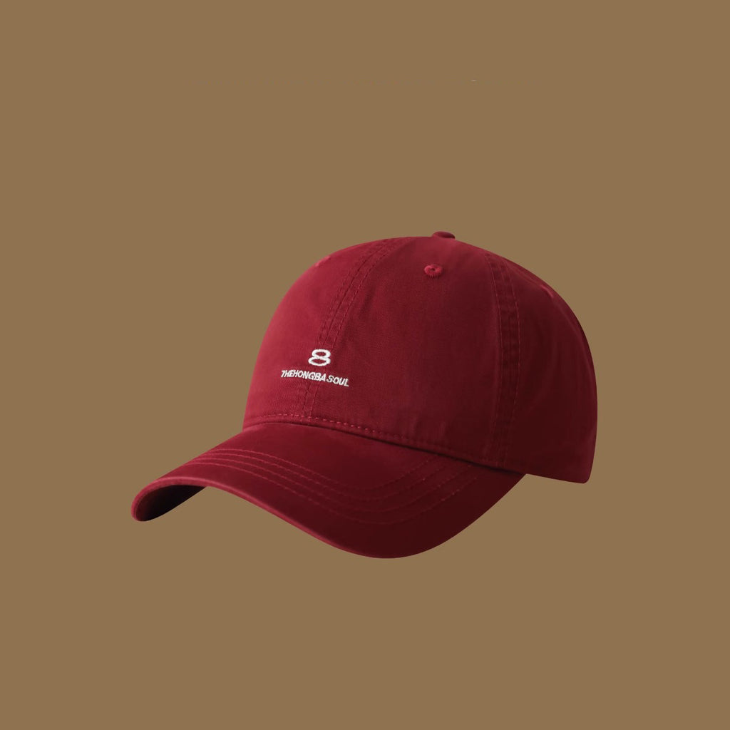 Les lettres brodées de couleur solide pour hommes et femmes 8 Soft Top Ajustable Mode C