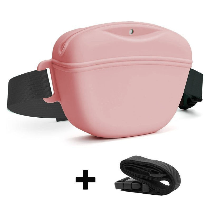 Sac d'entraînement pour chien portable en silicone