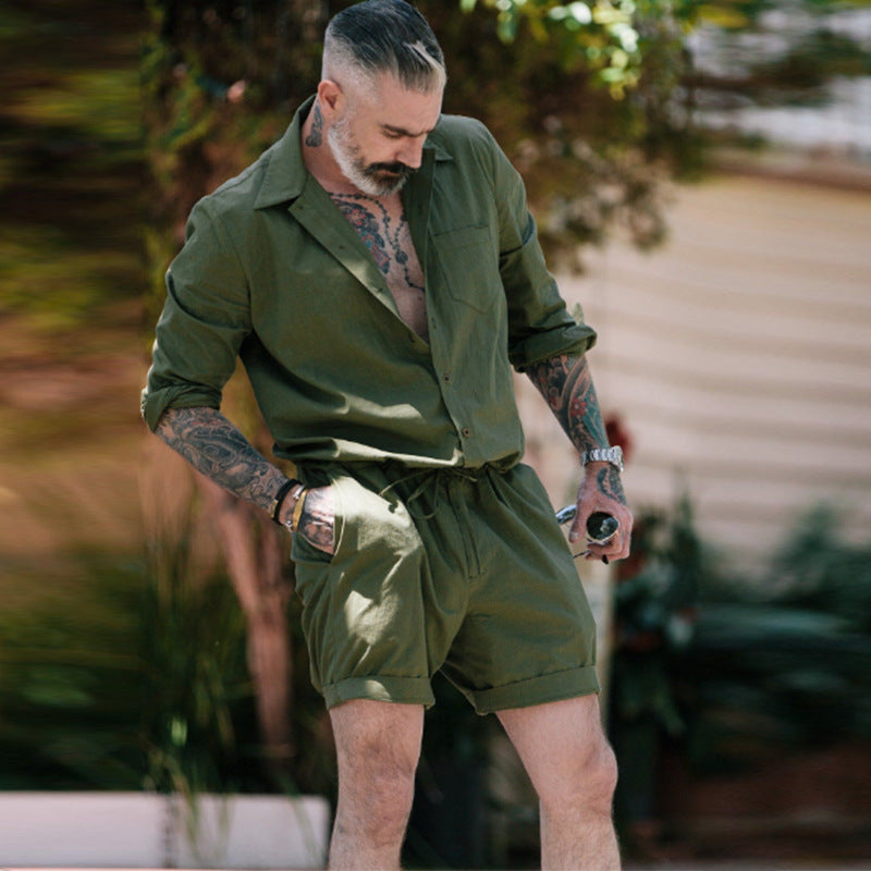 Costume de saut de mode casual homme