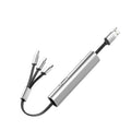 Câble USB de charge rapide en métal 3in1