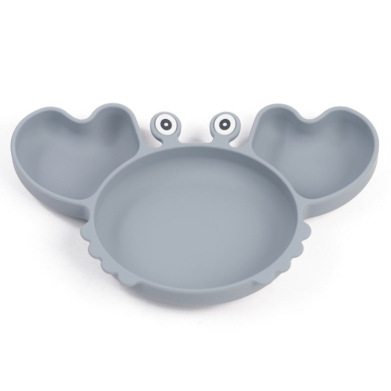 Plaque de coutellerie fractionnée en silicone pour nourrissons