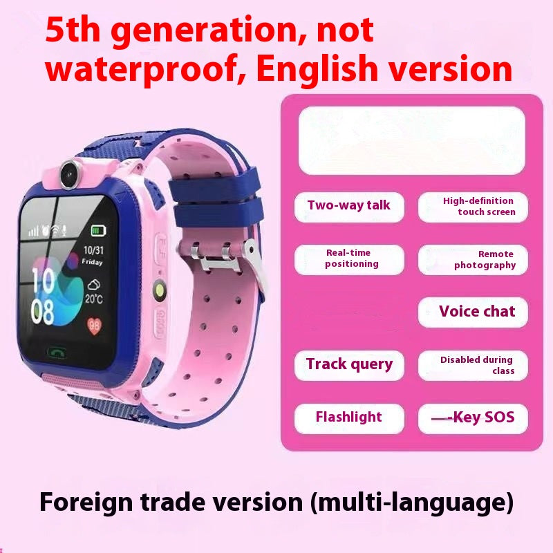 5 Generation Q12 Montre de téléphone intelligent pour enfants étanche