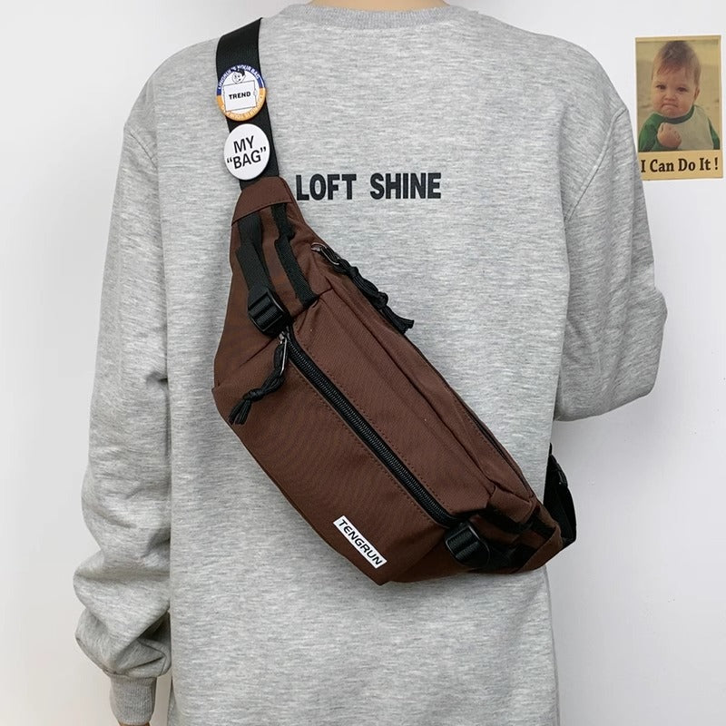 Sac à dos tendance pour homme Sac à dos sport Une épaule