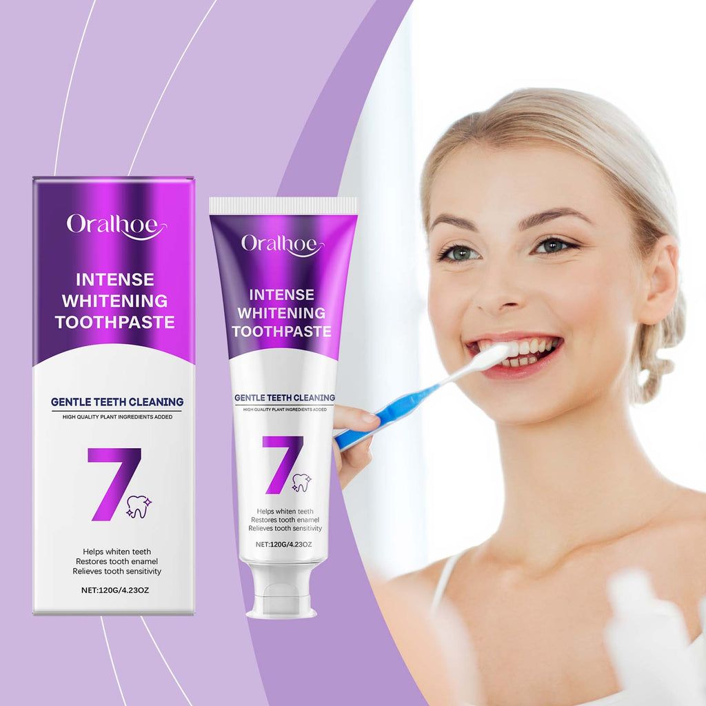 Suppression des taches de dents Blanc vif Dentifrice 120g 1box