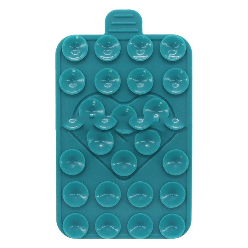 Porte-cas de téléphone à aspiration silicone double face