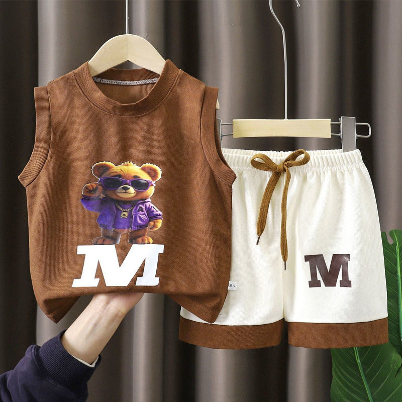 Vêtements de sport à manches courtes pour enfants