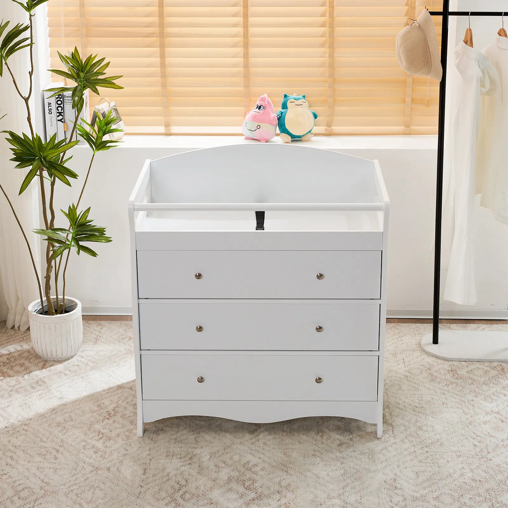 Lit bébé 3-Tier avec garde de sécurité – 90,5x58x92cm